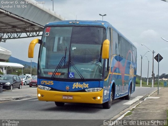 Rápido Expresso Fênix Viação 17525 na cidade de Jundiaí, São Paulo, Brasil, por Gabriel Giacomin de Lima. Número da foto: #3396755.