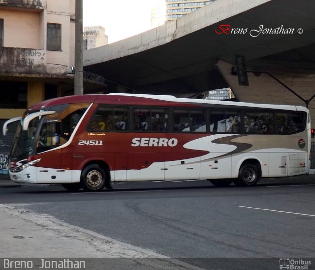 Viação Serro 24511 na cidade de Belo Horizonte, Minas Gerais, Brasil, por Breno  Jonathan. Número da foto: #3397397.