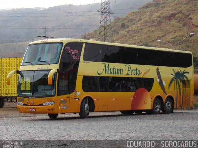 Viação Mutum Preto 10000 na cidade de Aparecida, São Paulo, Brasil, por EDUARDO - SOROCABUS. Número da foto: #3398025.