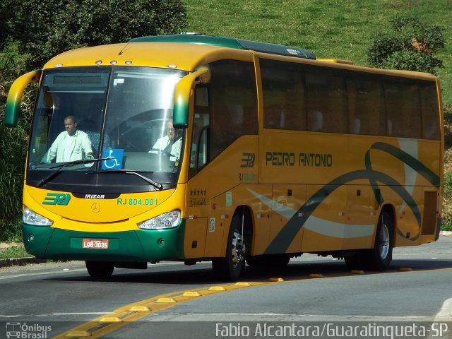 Empresa de Ônibus e Turismo Pedro Antônio RJ 804.001 na cidade de Aparecida, São Paulo, Brasil, por Fabio Alcantara. Número da foto: #3398580.