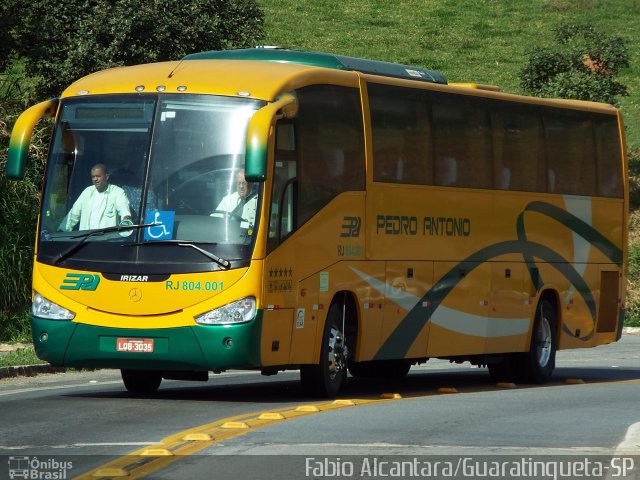 Empresa de Ônibus e Turismo Pedro Antônio RJ 804.001 na cidade de Aparecida, São Paulo, Brasil, por Fabio Alcantara. ID da foto: 3398580.