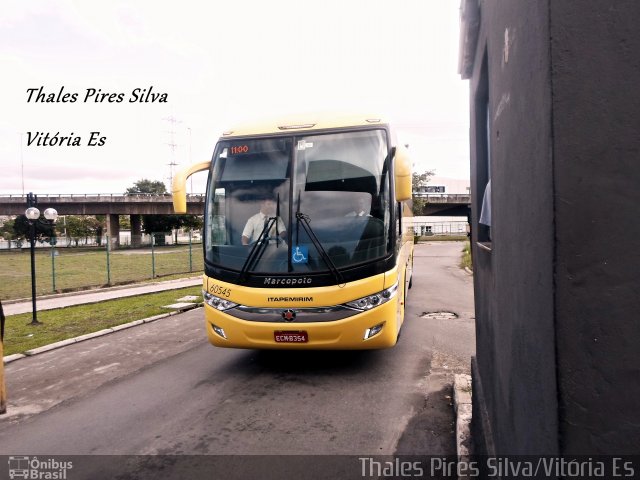 Viação Itapemirim 60545 na cidade de Vitória, Espírito Santo, Brasil, por Thales Pires Silva. ID da foto: 3396382.