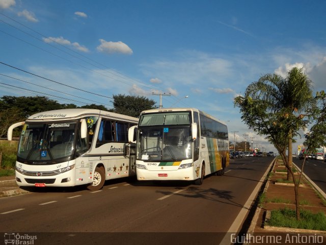 Empresa Gontijo de Transportes 11740 na cidade de Araxá, Minas Gerais, Brasil, por Guilherme Antonio. Número da foto: #3397695.