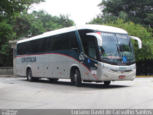 Expresso Cristália 204141 na cidade de São Paulo, São Paulo, Brasil, por Luciano David de Carvalho Santos. ID da foto: 3397135.