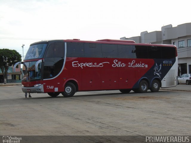 Expresso São Luiz 7340 na cidade de Primavera do Leste, Mato Grosso, Brasil, por Alexandre Rodrigo. Número da foto: #3396460.