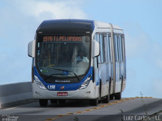 Cidade Alta Transportes 1.118 na cidade de Olinda, Pernambuco, Brasil, por Luiz Carlos de Santana. ID da foto: 3396912.