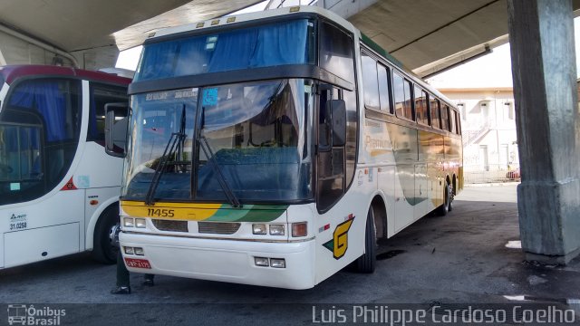 Empresa Gontijo de Transportes 11455 na cidade de Belo Horizonte, Minas Gerais, Brasil, por Luis Philippe Cardoso Coelho. ID da foto: 3397829.