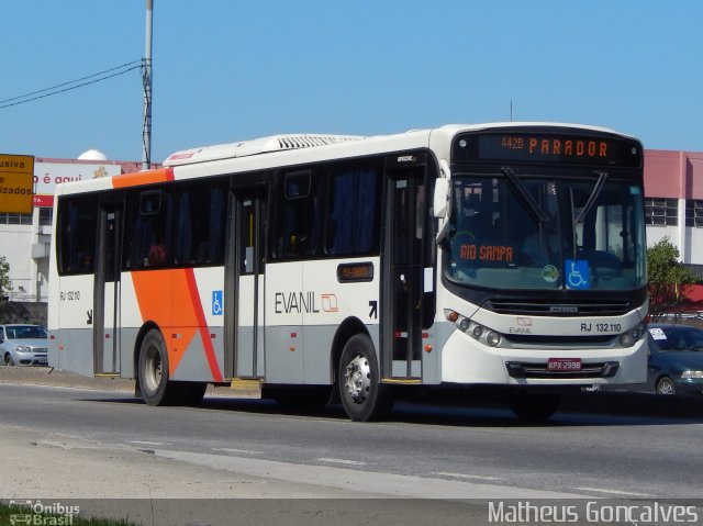 Evanil Transportes e Turismo RJ 132.110 na cidade de Rio de Janeiro, Rio de Janeiro, Brasil, por Matheus Gonçalves. ID da foto: 3396875.