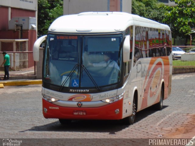 Viação Platina 2800 na cidade de Itumbiara, Goiás, Brasil, por Alexandre Rodrigo. Número da foto: #3396436.