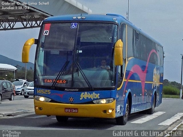 Rápido Expresso Fênix Viação 14525 na cidade de Jundiaí, São Paulo, Brasil, por Gabriel Giacomin de Lima. Número da foto: #3396737.
