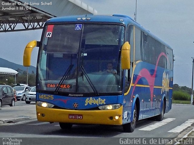 Rápido Expresso Fênix Viação 14525 na cidade de Jundiaí, São Paulo, Brasil, por Gabriel Giacomin de Lima. ID da foto: 3396737.