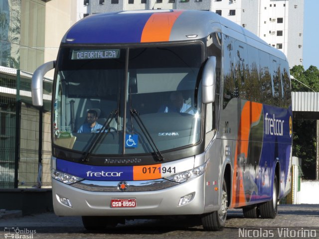 Fretcar 941 na cidade de Fortaleza, Ceará, Brasil, por Nícolas Vitorino Lopes. Número da foto: #3396612.