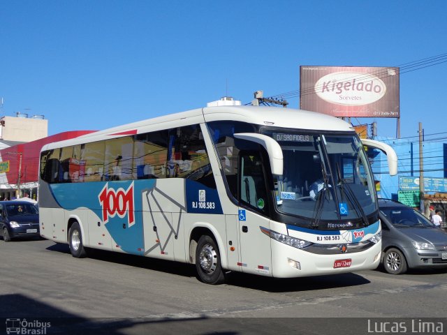 Auto Viação 1001 RJ 108.583 na cidade de Itaboraí, Rio de Janeiro, Brasil, por Lucas Lima. Número da foto: #3398120.
