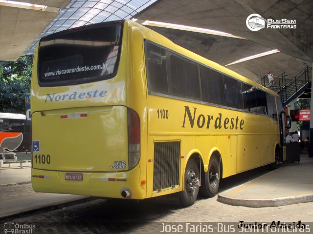Viação Nordeste 1100 na cidade de Fortaleza, Ceará, Brasil, por Junior Almeida. Número da foto: #3397307.