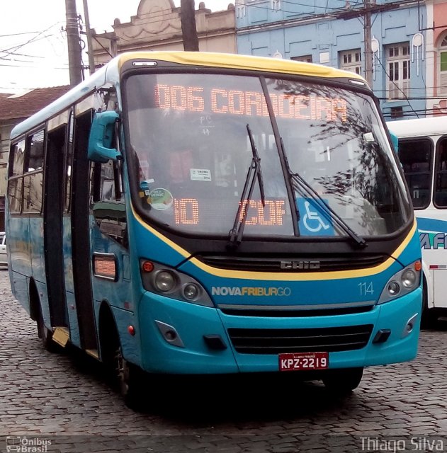 FAOL - Friburgo Auto Ônibus 114 na cidade de Nova Friburgo, Rio de Janeiro, Brasil, por Thiago Silva. Número da foto: #3398683.