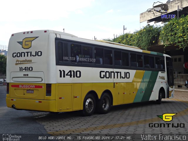 Empresa Gontijo de Transportes 11410 na cidade de Belo Horizonte, Minas Gerais, Brasil, por Valter Francisco. ID da foto: 3397026.