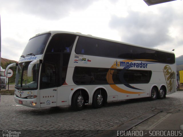 Imperador Turismo 3030 na cidade de Aparecida, São Paulo, Brasil, por EDUARDO - SOROCABUS. ID da foto: 3398013.