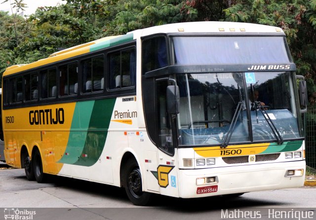 Empresa Gontijo de Transportes 11500 na cidade de São Paulo, São Paulo, Brasil, por Matheus Henrique. ID da foto: 3397507.