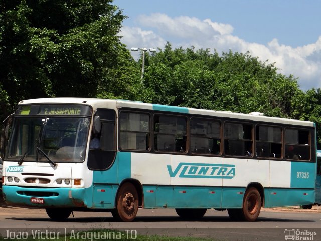 Viação Lontra 97335 na cidade de Araguaína, Tocantins, Brasil, por João Victor. Número da foto: #3333646.