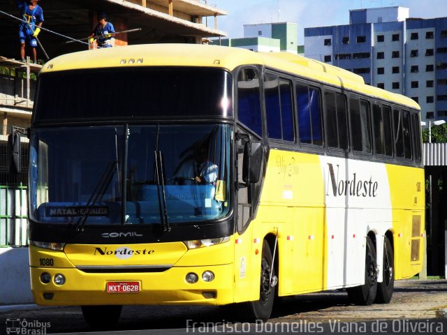 Viação Nordeste 1080 na cidade de Fortaleza, Ceará, Brasil, por Francisco Dornelles Viana de Oliveira. Número da foto: #3331861.