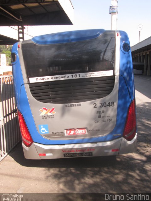 Sambaíba Transportes Urbanos 2 3048 na cidade de Taboão da Serra, São Paulo, Brasil, por Bruno Santino. Número da foto: #3332162.