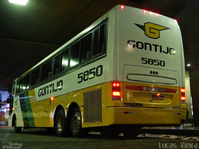 Empresa Gontijo de Transportes 5850 na cidade de Belo Horizonte, Minas Gerais, Brasil, por Lucas Vieira. Número da foto: #3332153.