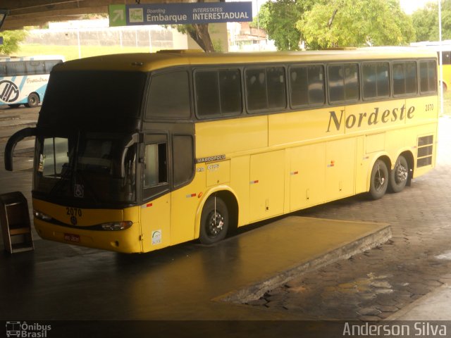 Viação Nordeste 2070 na cidade de João Pessoa, Paraíba, Brasil, por Anderson Silva. Número da foto: #3333207.