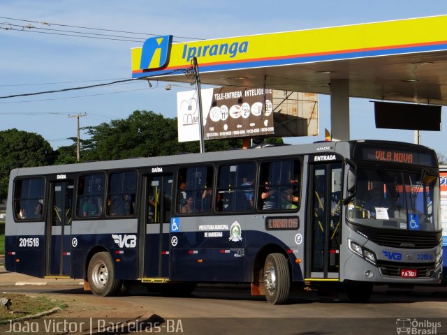 VCB - Viação Cidade de Barreiras 201518 na cidade de Barreiras, Bahia, Brasil, por João Victor. ID da foto: 3333655.