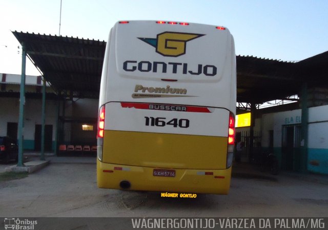 Empresa Gontijo de Transportes 11640 na cidade de Várzea da Palma, Minas Gerais, Brasil, por Wagner Gontijo Várzea da Palma-mg. Número da foto: #3335207.