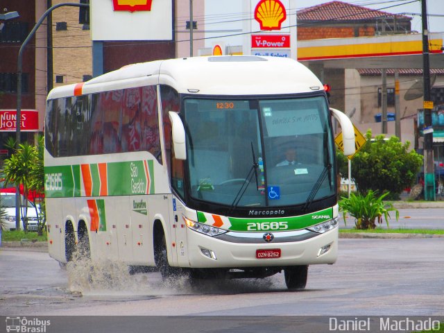 Cia. São Geraldo de Viação 21685 na cidade de Eunápolis, Bahia, Brasil, por Daniel  Machado. ID da foto: 3335042.