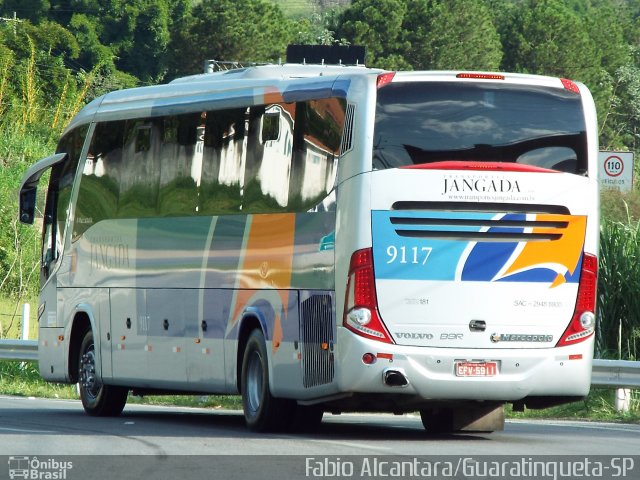 Transportes Jangada 9117 na cidade de Aparecida, São Paulo, Brasil, por Fabio Alcantara. Número da foto: #3335968.