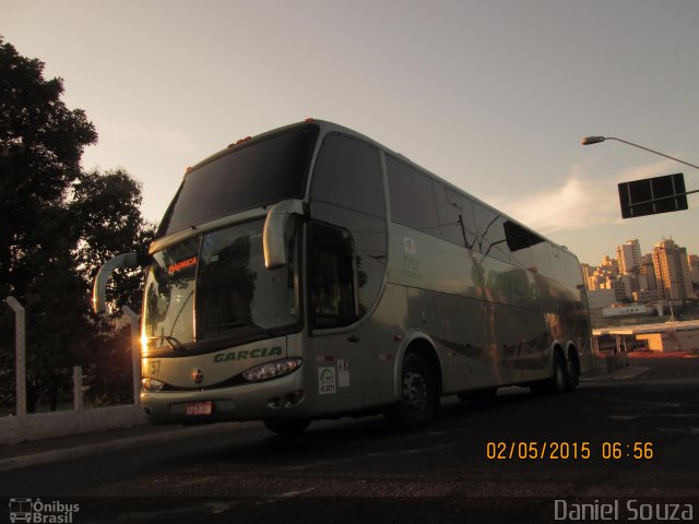 Viação Garcia 7757 na cidade de Ribeirão Preto, São Paulo, Brasil, por Daniel Souza. ID da foto: 3334851.