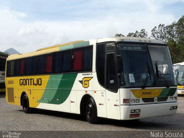 Empresa Gontijo de Transportes 3890 na cidade de Viana, Espírito Santo, Brasil, por Natã  Souza. ID da foto: 3338589.