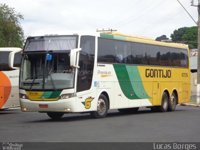 Empresa Gontijo de Transportes 11735 na cidade de Araxá, Minas Gerais, Brasil, por Lucas Borges . Número da foto: #3338057.