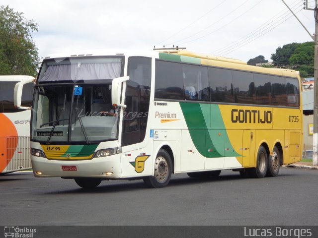 Empresa Gontijo de Transportes 11735 na cidade de Araxá, Minas Gerais, Brasil, por Lucas Borges . ID da foto: 3338057.