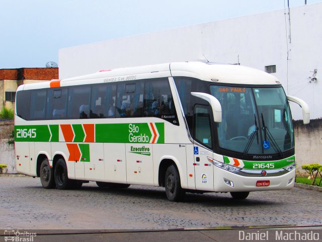 Cia. São Geraldo de Viação 21645 na cidade de Eunápolis, Bahia, Brasil, por Daniel  Machado. ID da foto: 3337888.