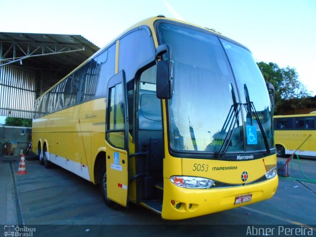 Viação Itapemirim 5053 na cidade de Governador Valadares, Minas Gerais, Brasil, por Abner Pereira. ID da foto: 3337466.