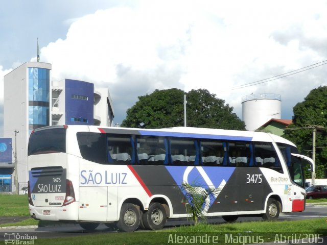 Viação São Luiz 3475 na cidade de Goiânia, Goiás, Brasil, por Alexandre  Magnus. ID da foto: 3339085.