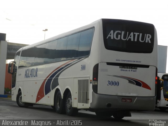 Aguatur Transporte e Turismo 3000 na cidade de Goiânia, Goiás, Brasil, por Alexandre  Magnus. Número da foto: #3339264.