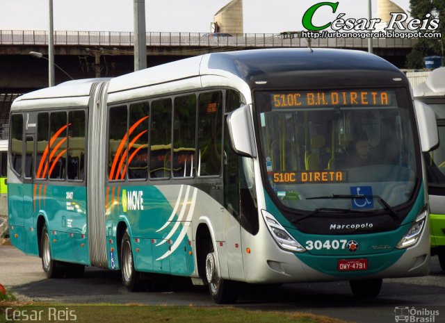 Expresso Luziense > Territorial Com. Part. e Empreendimentos 30407 na cidade de Belo Horizonte, Minas Gerais, Brasil, por César Ônibus. ID da foto: 3339553.