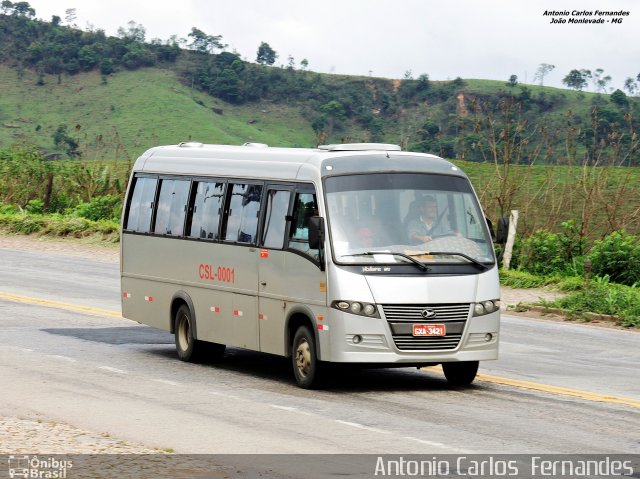 Ônibus Particulares 3421 na cidade de João Monlevade, Minas Gerais, Brasil, por Antonio Carlos Fernandes. Número da foto: #3337771.