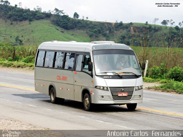 Ônibus Particulares 3421 na cidade de João Monlevade, Minas Gerais, Brasil, por Antonio Carlos Fernandes. ID da foto: 3337771.