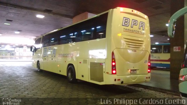 BPA Transportes 49 na cidade de Belo Horizonte, Minas Gerais, Brasil, por Luis Philippe Cardoso Coelho. ID da foto: 3339908.