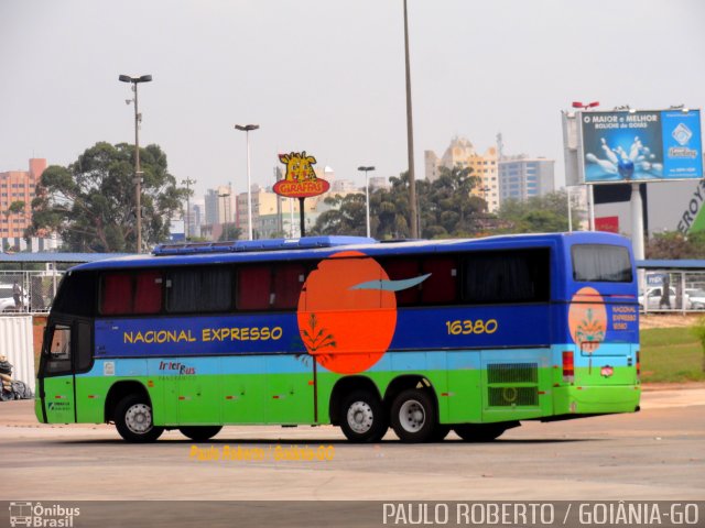 Nacional Expresso 16380 na cidade de Goiânia, Goiás, Brasil, por Paulo Roberto de Morais Amorim. ID da foto: 3339136.