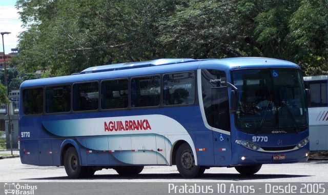 Viação Águia Branca 9770 na cidade de Vitória, Espírito Santo, Brasil, por Cristiano Soares da Silva. ID da foto: 3337792.