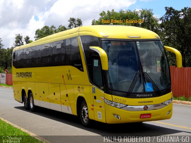 Viação Itapemirim 60539 na cidade de Brasília, Distrito Federal, Brasil, por Paulo Roberto de Morais Amorim. Número da foto: #3339223.