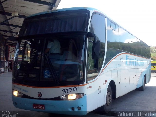 Emtram 3170 na cidade de Paraíba do Sul, Rio de Janeiro, Brasil, por Adriano Duarte. ID da foto: 3337373.