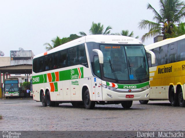 Cia. São Geraldo de Viação 21490 na cidade de Eunápolis, Bahia, Brasil, por Daniel  Machado. ID da foto: 3340521.