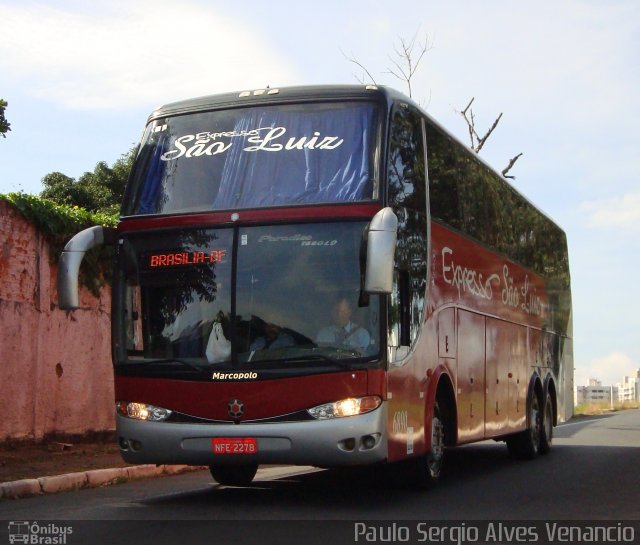 Expresso São Luiz 6890 na cidade de Cuiabá, Mato Grosso, Brasil, por Paulo Sergio Alves Venancio. ID da foto: 3340868.