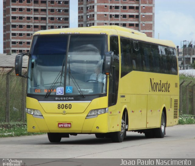 Viação Nordeste 8060 na cidade de Natal, Rio Grande do Norte, Brasil, por Joao Paulo Nascimento Silva. Número da foto: #3340795.
